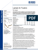 Larsen & Toubro on Track Despite Subdued Margin Growth