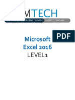 Excel Level 1
