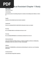 Kinns Medical Assistant Chapter 1 Study Guide