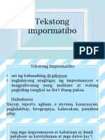 Tekstong Impormatibo