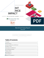 Content Experience Impact Benchmark Report
