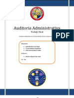 Auditoria Administrativa - Trabajo Final - UNISON