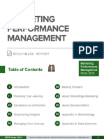 ANA Marketing Performance Management Benchmark Report