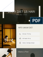 Diary Diet 15 Hari