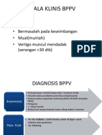 Gejala Klinis BPPV