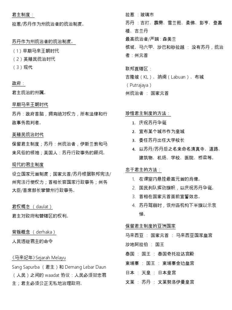 单元1 ：君主制度| PDF, image size:768x1024