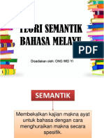 Teori Semantik Bahasa Melayu