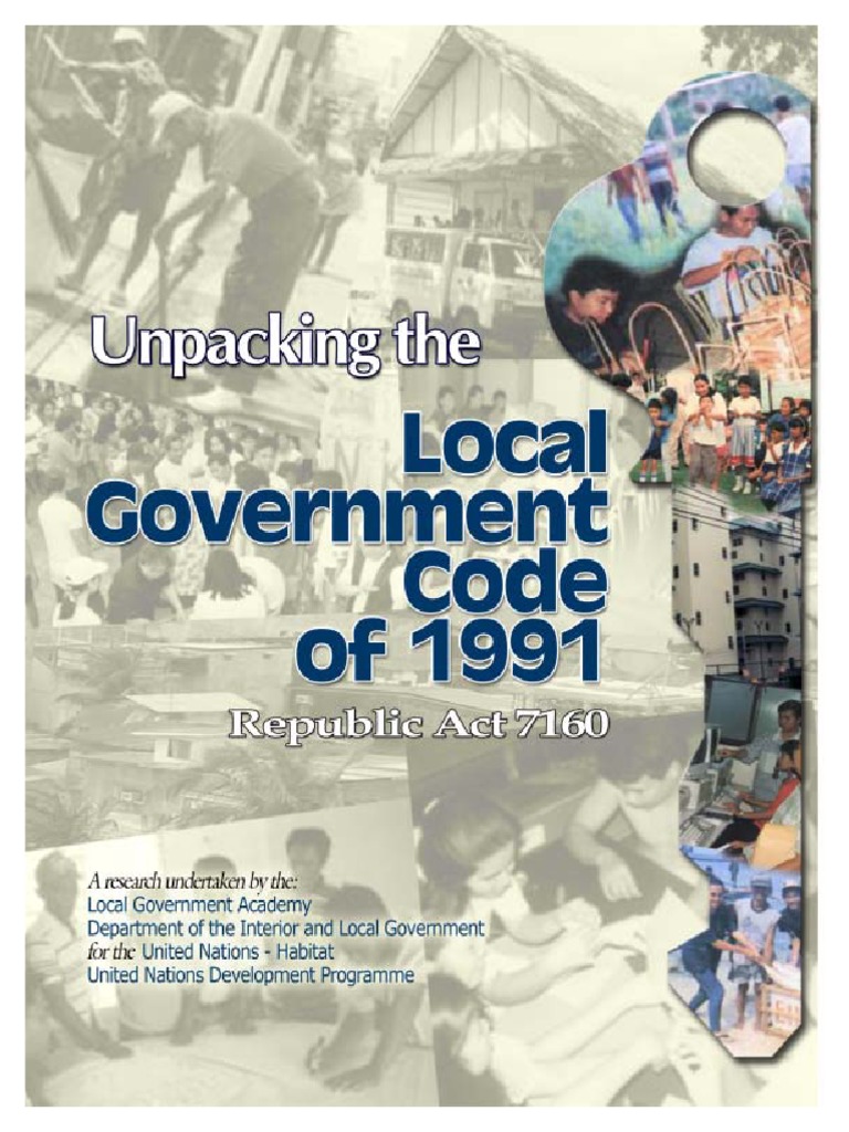 Understanding RA 7160: Local Governance | PDF | Supreme Courts | Local ...
