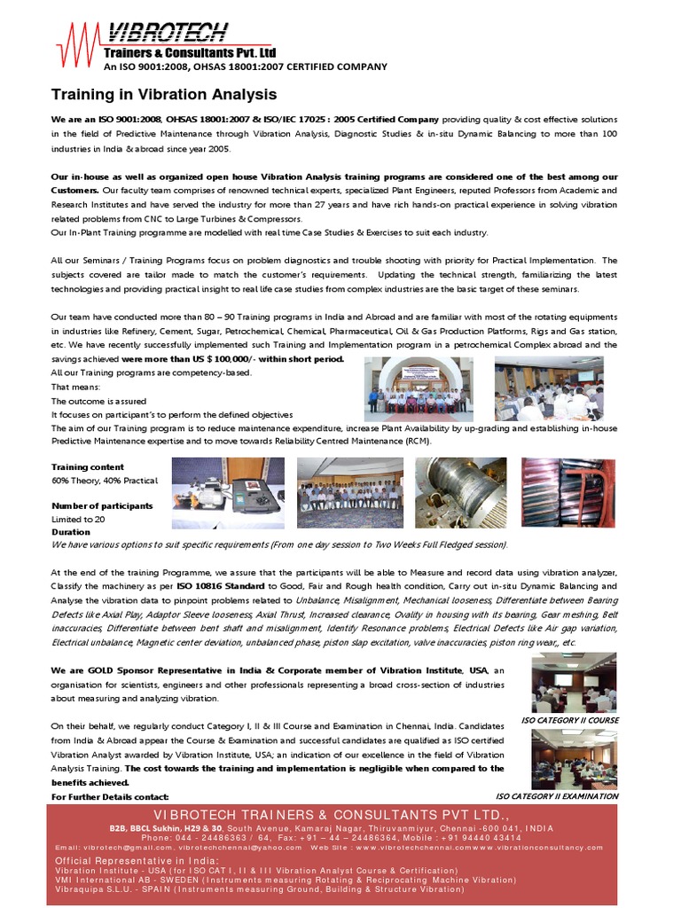 Motor Vibration Analysis | PDF | Bearing (Mechanical) | Iso 9000