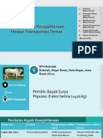 Pengamatan Kesejahteraan Hewan Transportasi Ternak