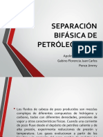 Separación Bifásica de Petróleo y Gas