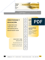 Dialnet CreatividadYEducacion 4180475 PDF