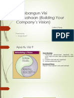 Membangun Visi Perusahaan (Building Your Company's Vision