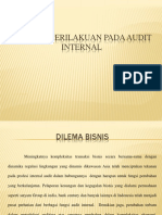 Aspek Keperilakuan Pada Audit Internal