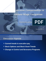 Executive Compensation in Venture Stage Companies