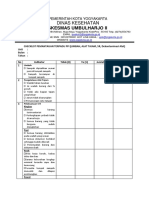 Checklist Pemantauan Terpadu PPI