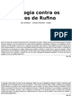 Apologia Contra Os Livros de Rufino