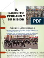 El Ejercito Peruano y Su Mision