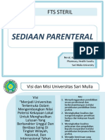 1.FTS Steril - Sediaan Parenteral
