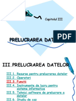 3.2.prelucrarea Datelor - Functii Excel - Pps