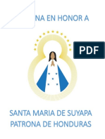 Novena en Honor A Nuestra Senora de Suyapa PDF