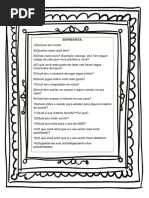 Entrevista para alunos.