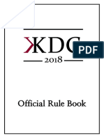 2018 KDC Rulebook PDF