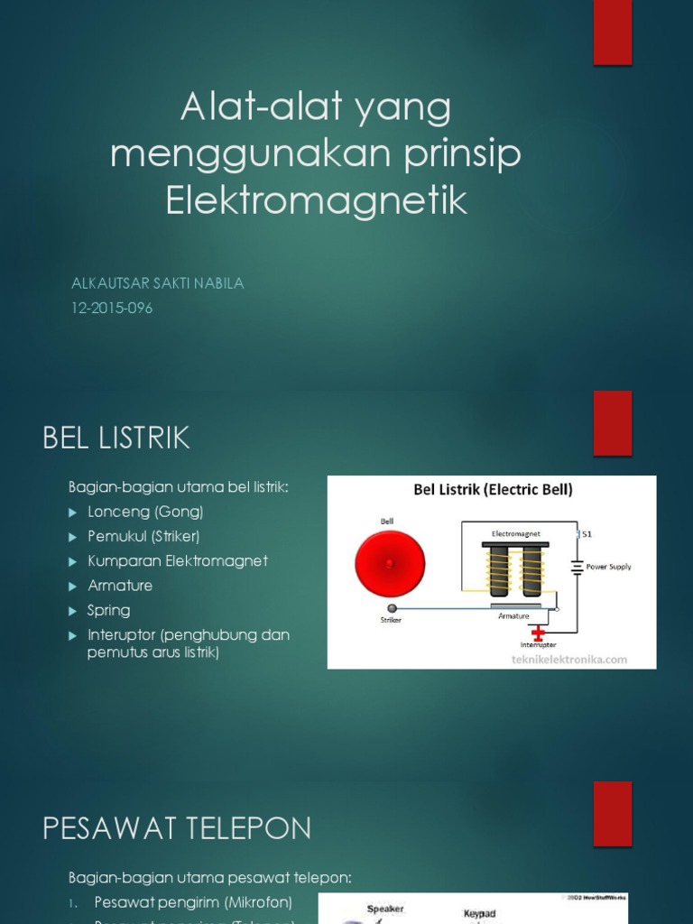 Alat Alat Yang Menggunakan Prinsip Elektromagnetik Pdf