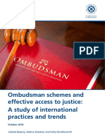 Ombudsman Report October 2018
