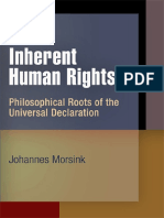 (Pennsylvania Studies in Human Rights) Johannes Morsink - Inherent Human Rights - Philosophical Roots of The Universal Declaration-University of Pennsylvania Press (2009) PDF