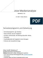 Kontrastive Medienanalyse - Einführung