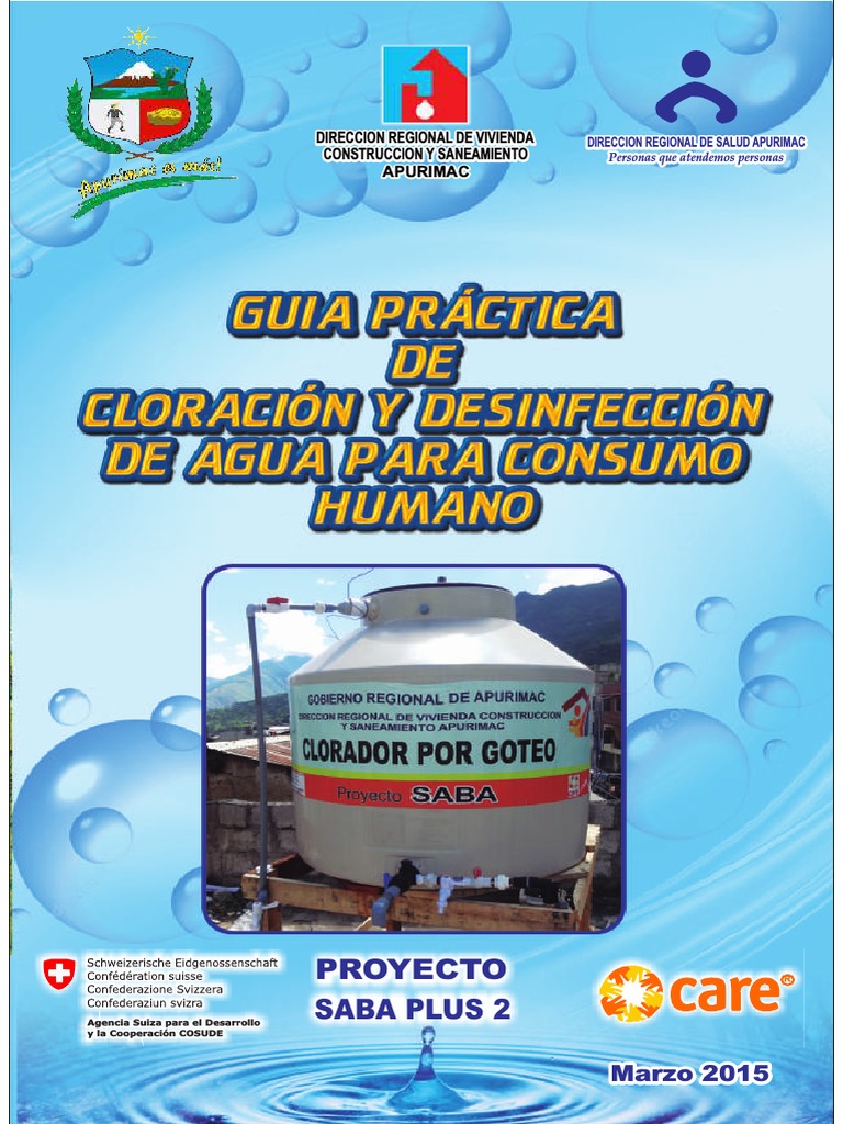 Guia Practica Cloracion y Desifeccion de Agua para Consumo Humano | PDF