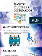 Gastos Deducibles Condicionados