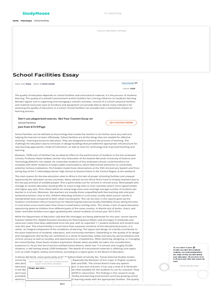 School facilities thesis pdf picture