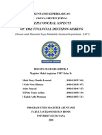 SAP 2 Review Jurnal - Kelompok 3 - Behavioural Aspects of The Financial Decision Making