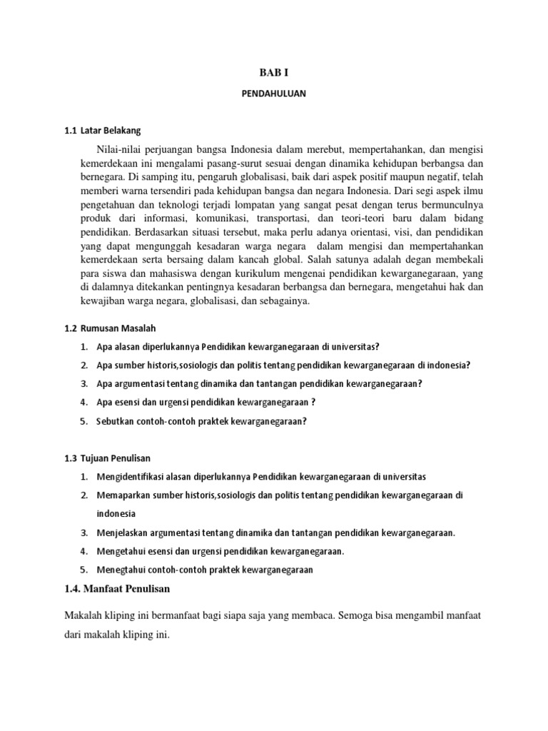 Makalah Pkn Kelompok 1