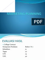 MARKETING PLANNING (PERTEMUAN PERTAMA) Class SMT 6