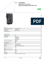 Interruptores en Caja Moldeada Powerpact Marco H - HDA36040