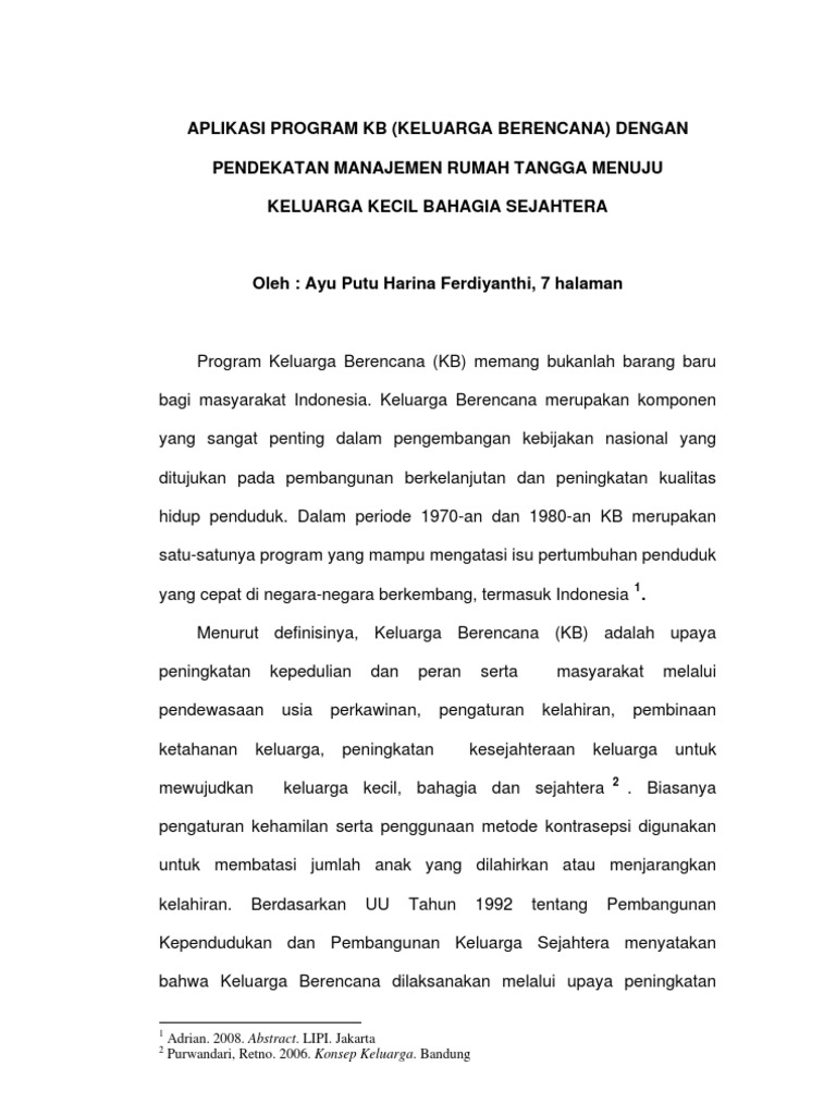 Essay tentang kb 06 image