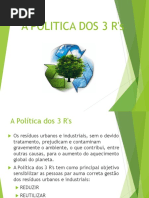 Pol+¡tica dos 3 R's.ppt