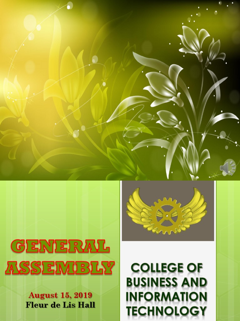 General Assembly August 15 2019 | PDF | Learning | Cognition