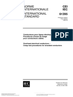 IEC 61395 Overhead Electrical Conductor - Creep Test Procedures For Stranded Conductors PDF