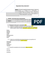 Expresión Oral y Escrita II Alumnos