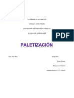 Paletizacion Trabajo