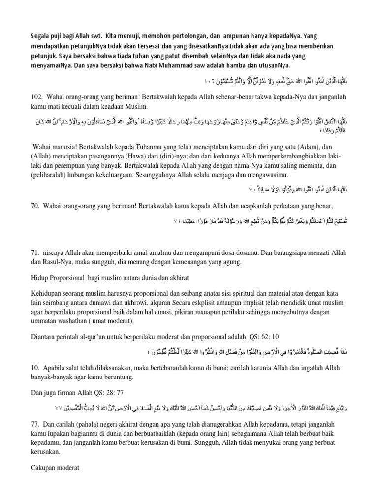 Khutbah Jum'at PDF