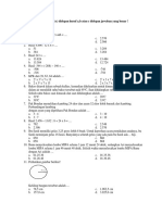 35+ Contoh Soal Latihan UN Matematika SD + Kunci Jawaban (Paket A)