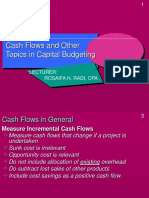 Lecture On Capital Budgeting - Other Topics