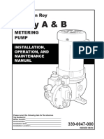 Manual Milton Roy - Metering Pump A&b