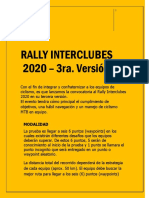 RALLY INTERCLUBES 2020 A