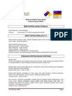 MSDS Acetaminophen Atau Paracetamol Powder